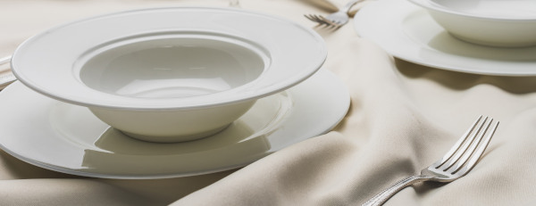 menu3 depositphotos 328619400 stock photo serving tableware wavy white tablecloth